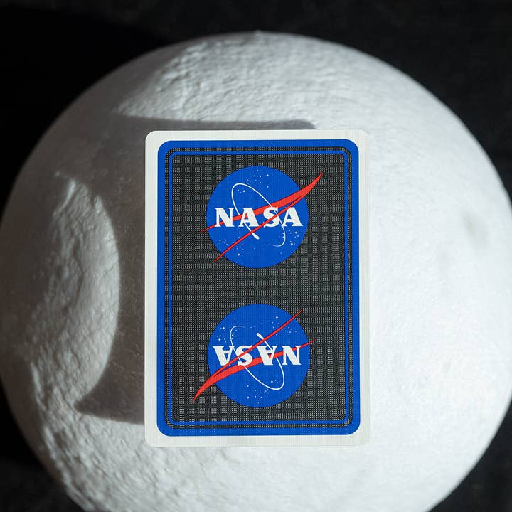 FULTONS Playing Cards - Wholesale Playing Cards - NASA Foil “Meatball” Logo Playing Cards