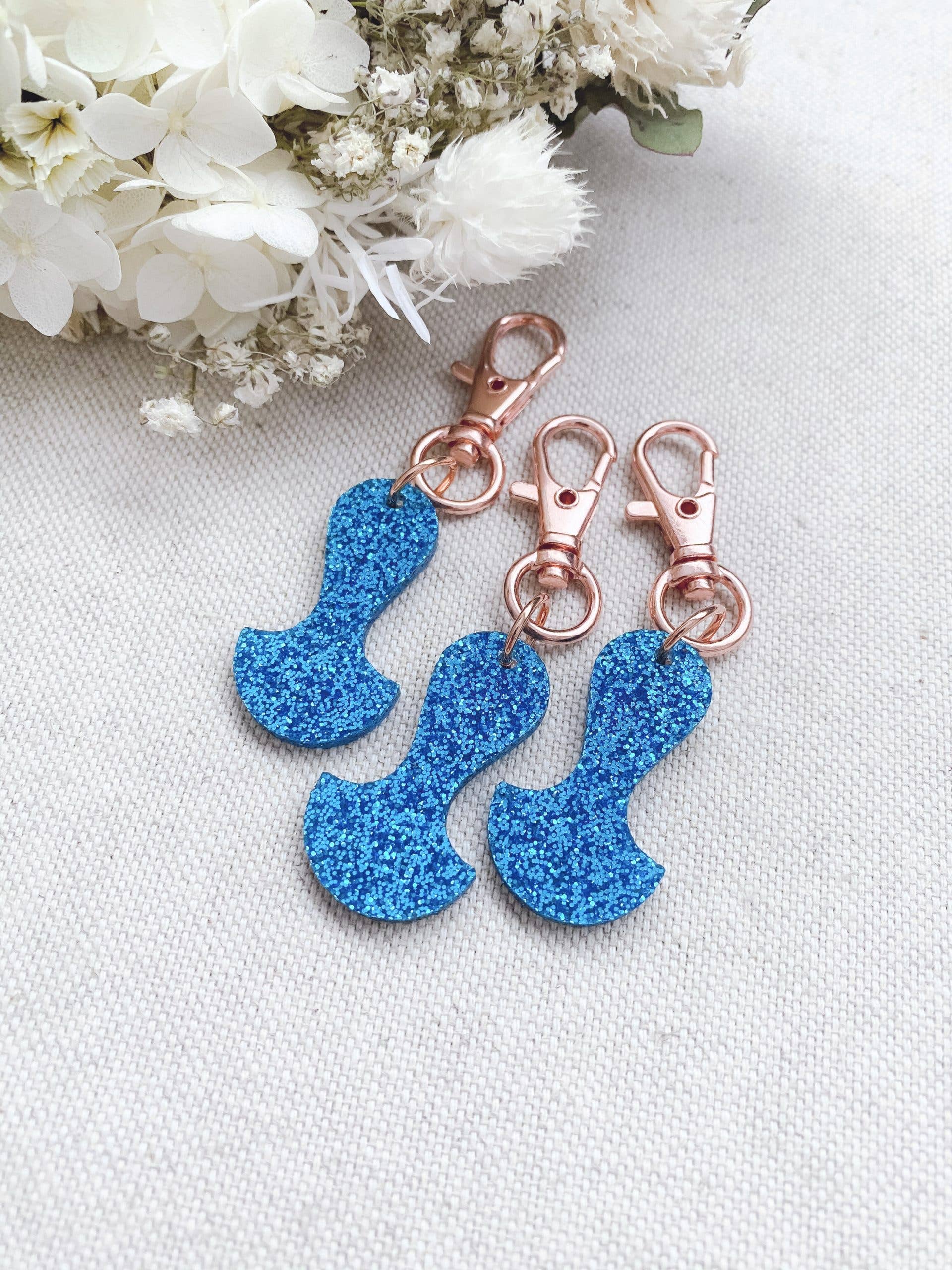 Chuckle & Wood - Wholesale Keychain – Women's - Trolley Tokens - Glitter25