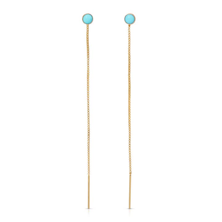 Heather Hawkins - Wholesale Dangle Earrings - Speedway Stud Thread Thru Earrings - 4mm - 14K Gold-Filled4