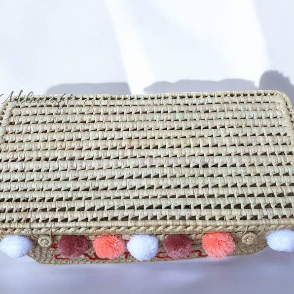 Melecraft - Wholesale Basket - Custom Toy Chest - Wicker Storage Trunk, Palm Leaf Storage1