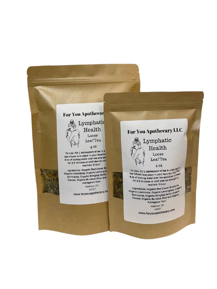Lymphatic Health Loose Leaf Tea for wholesale by For You Apothecary LLC