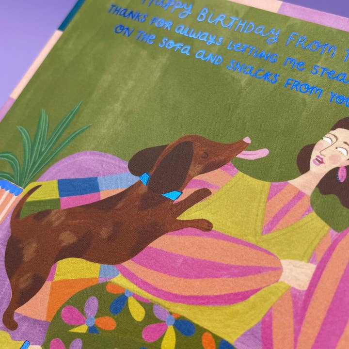 Raspberry Blossom – Engroshandel Fødselsdagskort – Tillykke med fødselsdagen fra hunden (MOD12)2