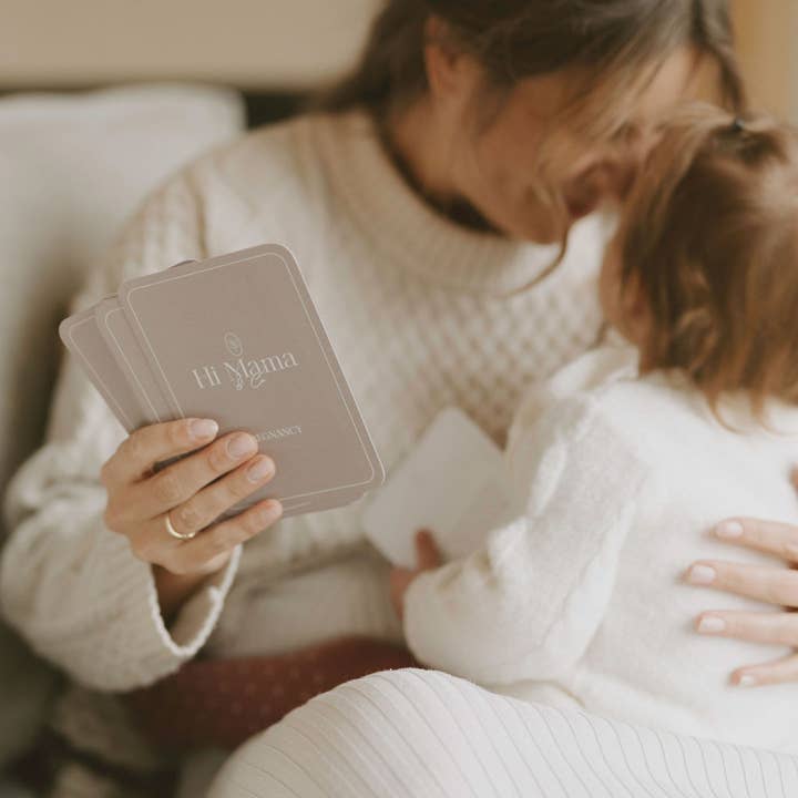 Hi Mama & Co. – wholesale New mom gift box/set – Pregnancy, Labour, & Birth Affirmation Cards1