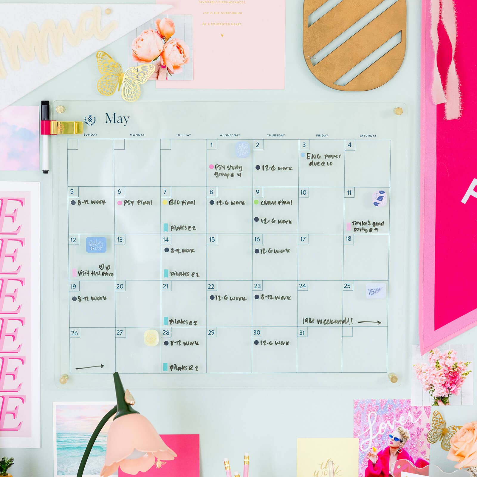 Simplified by Emily Ley – wholesale Kalender – Akryl väggkalender, förenklad1