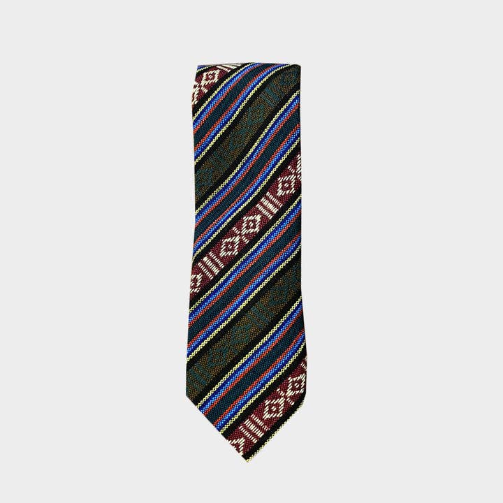 ACE Global Stripe Men's Necktie 100% Cotton for wholesale by Frank & Buck