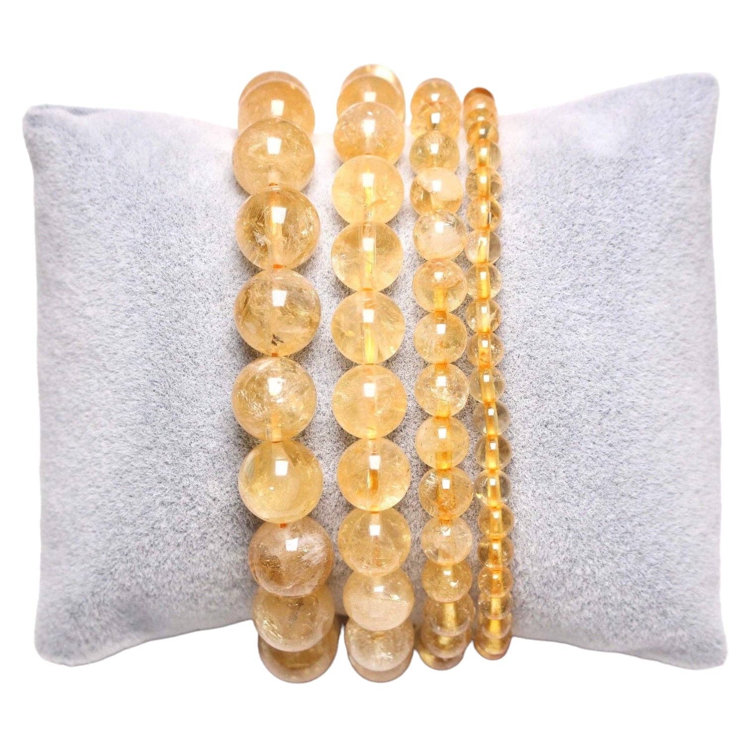 Foliesbijoux – wholesale Beaded bracelet – Heated Citrine A+ bracelet0