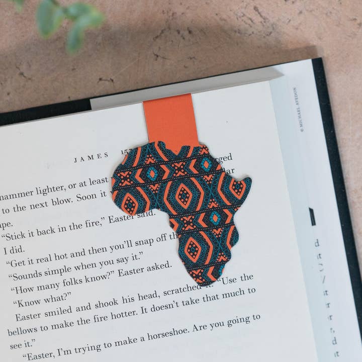 Pounded Yam Productions - Wholesale Bookmark - Magnetic Bookmark - African Print (Diamonds)1