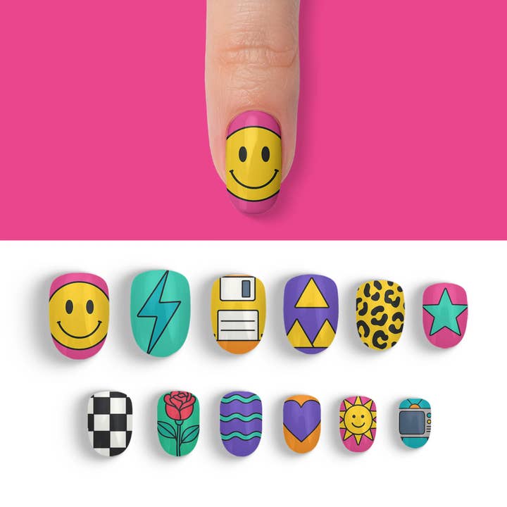 FYNE BODY - Wholesale Press-on/fake nails - Sugar Rush 90's Press-On Nails65