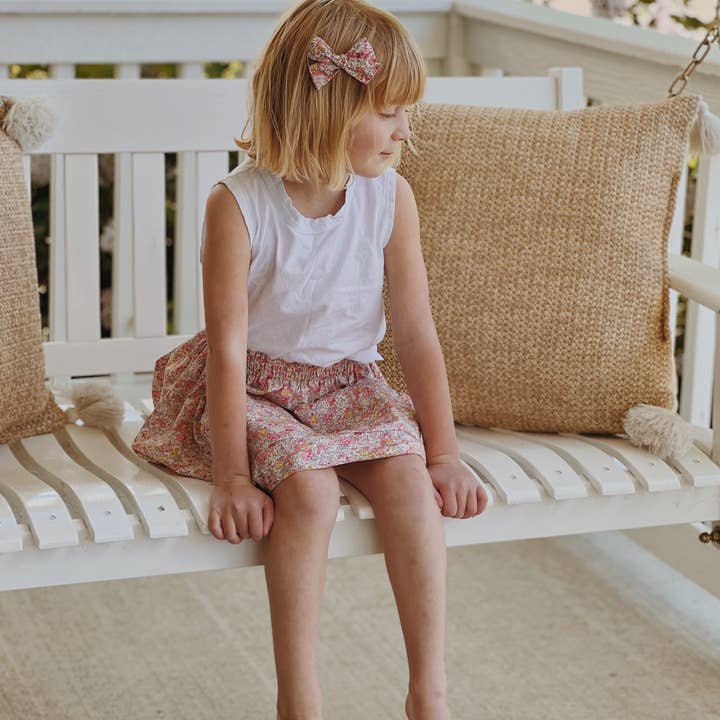 Candy Cane Stripe - Baby Mess Bow for wholesale by Hadley Girl