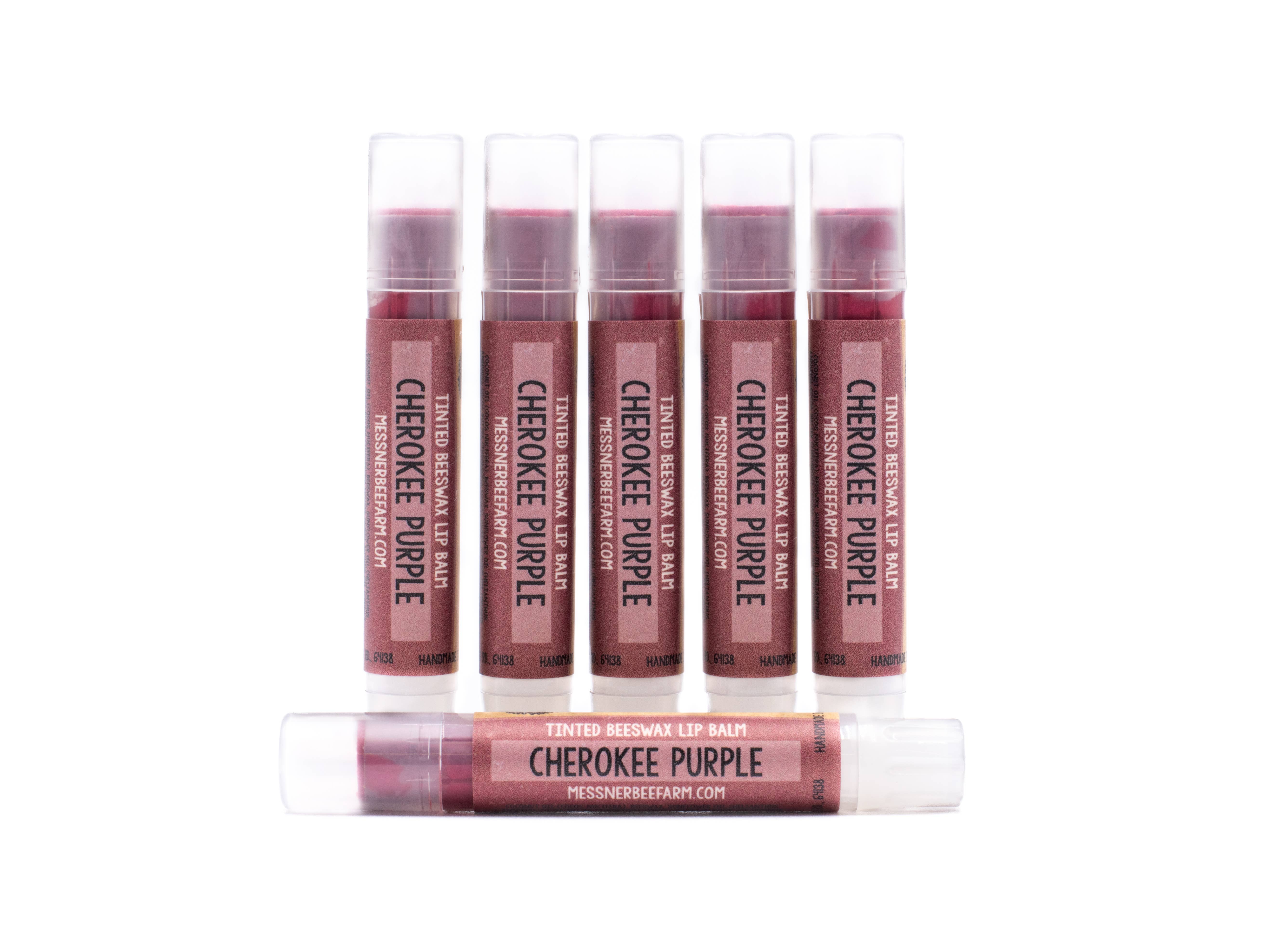 Messner Bee Farm - Wholesale Lip Balm - Cherokee Purple Tinted Lip Balm2