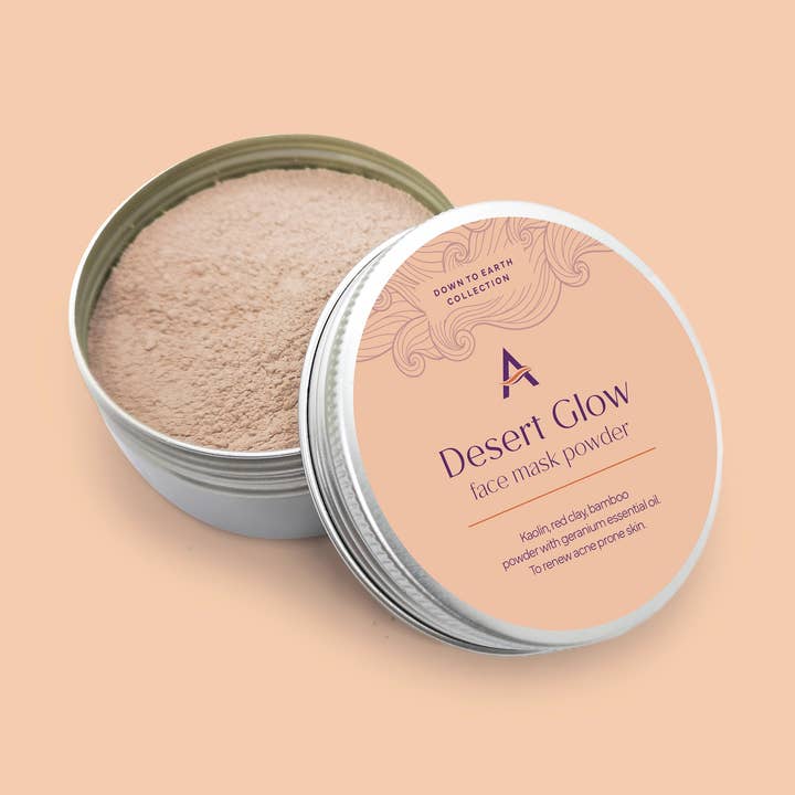 Desert Glow Face Mask Powder With Red Clay for wholesale by Ascent Bath & Body