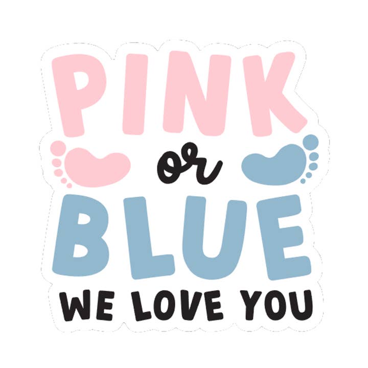 ROSA ELLER BLÅ VI ÄLSKAR DIG, vinyl utskuren för wholesale av AubrielBoutique