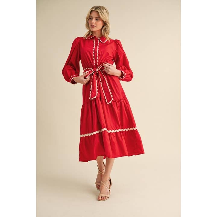 STYLE USA - Wholesale Dress - Women's - Solid midi dress