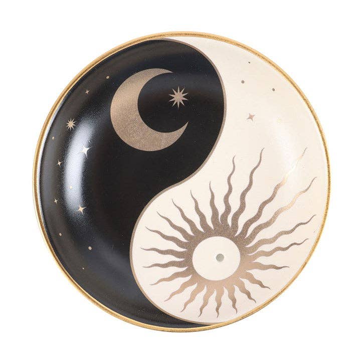 Something Different Wholesale - Wholesale Incense Holder - Yin Yang Ceramic Incense Stick Holder Plate