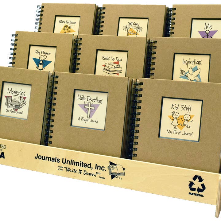 Journals Unlimited - Wholesale Retailer Display - Paper & Novelty - Wood Counter Display3