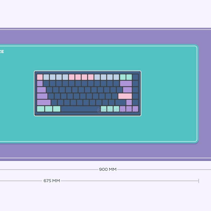 Mintlodica - Wholesale Desk Pad - Pastel Picnic 'Nonbinary Pride' Deskmats