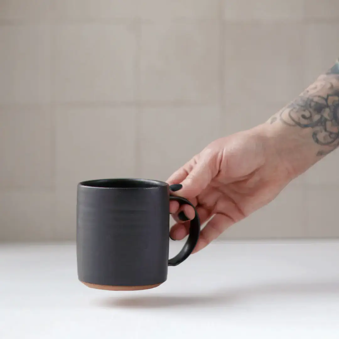 Gravesco Pottery - Wholesale Coffee Mug - Smooth Handmade Pottery Mug | Minimalist Coffee Cup 9