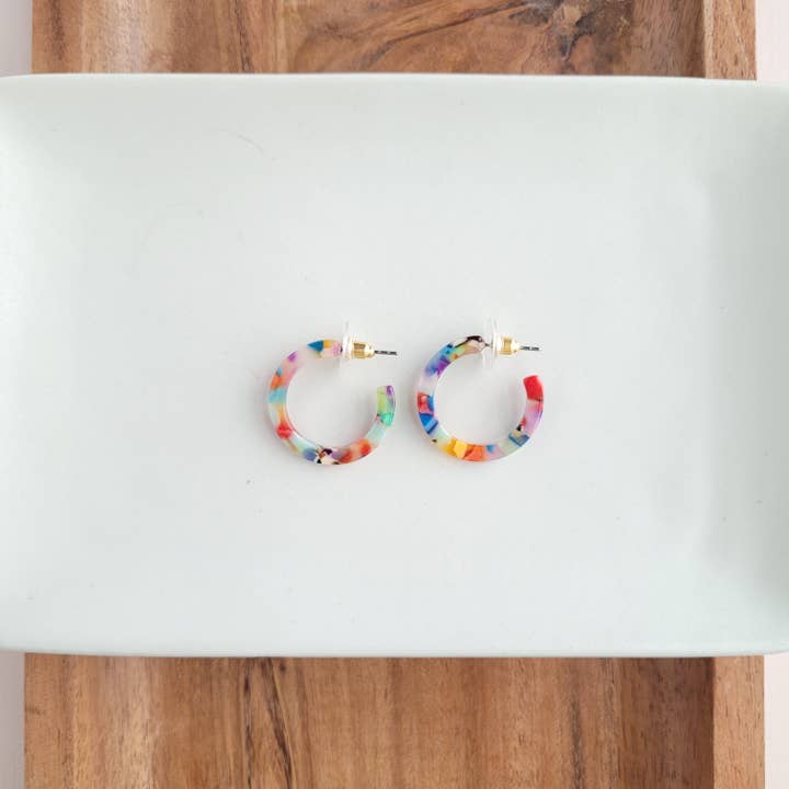 Spiffy & Splendid - Wholesale Hoop Earrings - Cam Mini Hoops - Fiesta // Jewelry, Earrings, Best Seller, Gift9