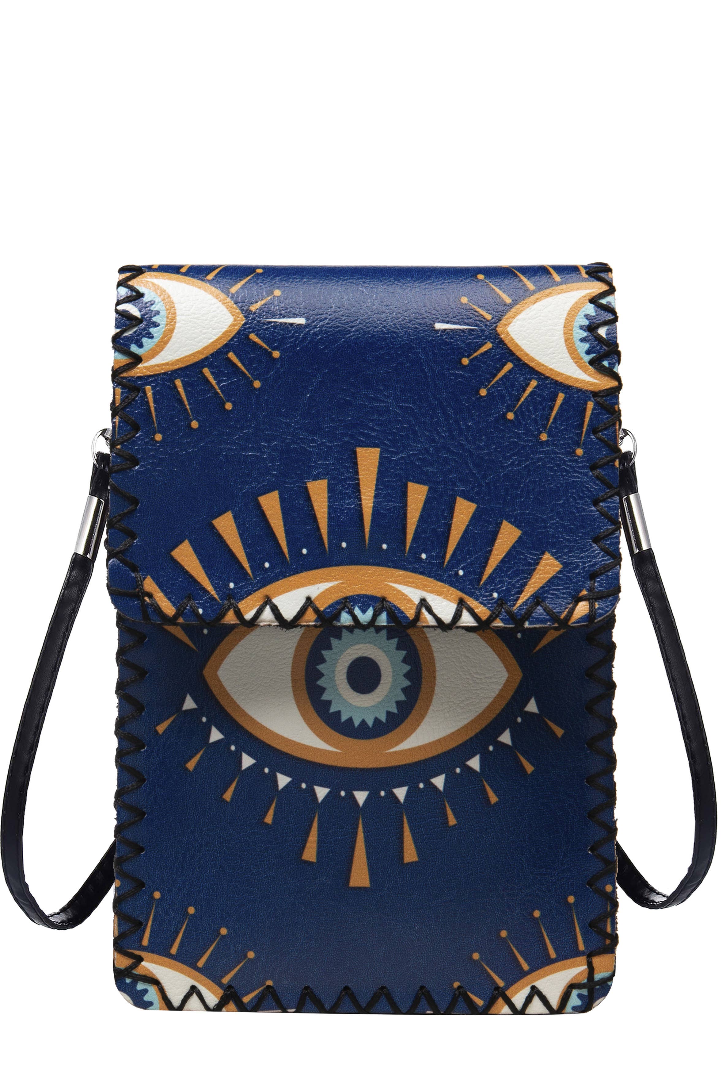 Ole - Wholesale Crossbody Bag - Women's - Evil Eye Printed Crossbody HB0580 - NO.154