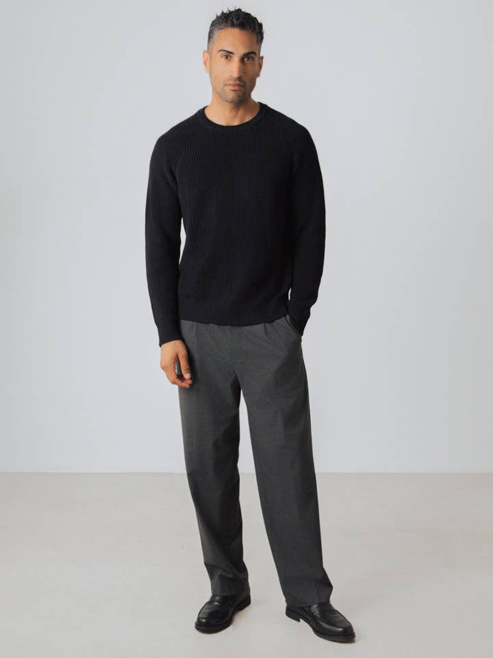 Honest Basics - Wholesale Knit Sweater - Men's - Heavy Knit Jumper Men14