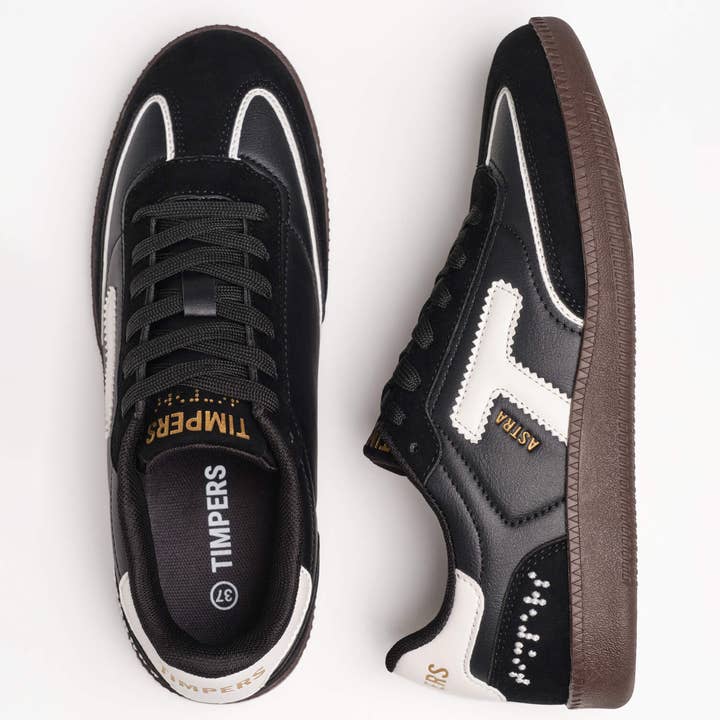 Timpers - Wholesale Lifestyle Sneakers - Unisex - Zapatillas veganas negras diseñadas por personas con discapacidad0