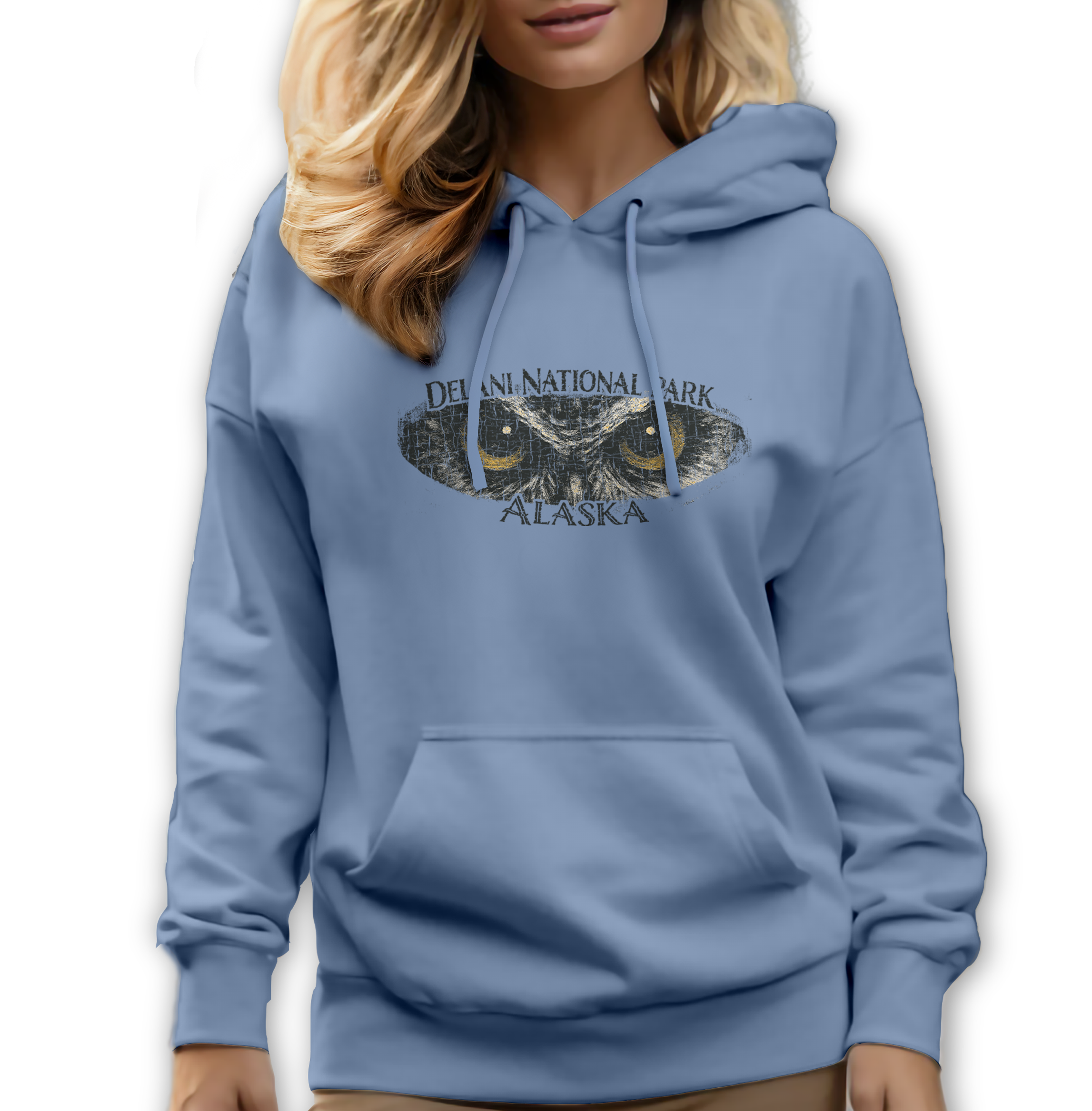 Textile Graphix - Wholesale Hoodie - Unisex - Winter Owl Hoodie – Vintage Alaska Wildlife Design5