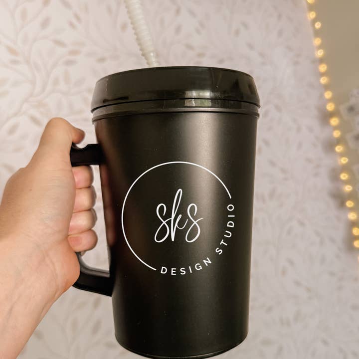 CUSTOM LOGO | 34oz Mega Trucker Mug for wholesale by SKS Design Studio