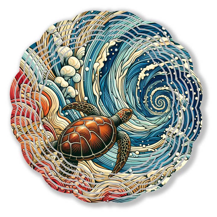 Turtle Dark Wind Spinner per la vendita all'ingrosso da parte di Works of Heart