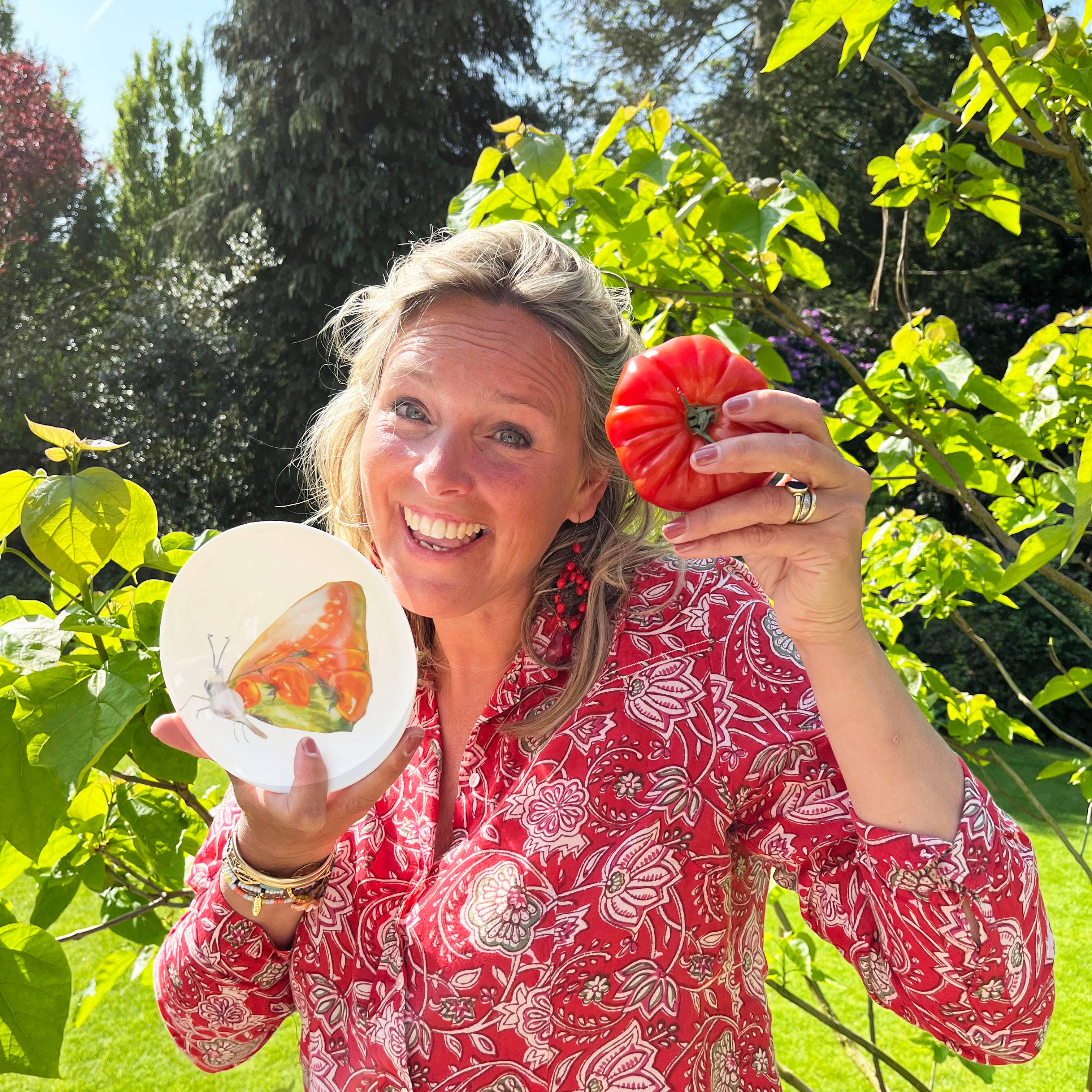 Bordy's – wholesale Salladstallrik – La dolce vita di una farfalla- Insalatiere Piccole10