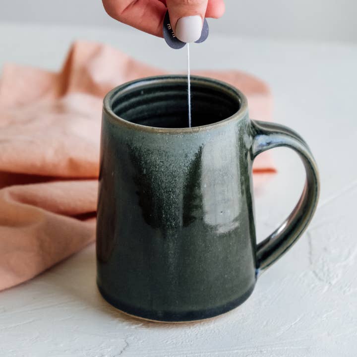 Ceramic Solid Mug - 15oz for wholesale by Diana Barns Pottery