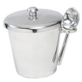 India Handicrafts Inc - Wholesale Ice Cream Scoop - Mini Ice Cream Bucket with Scoop & Lid