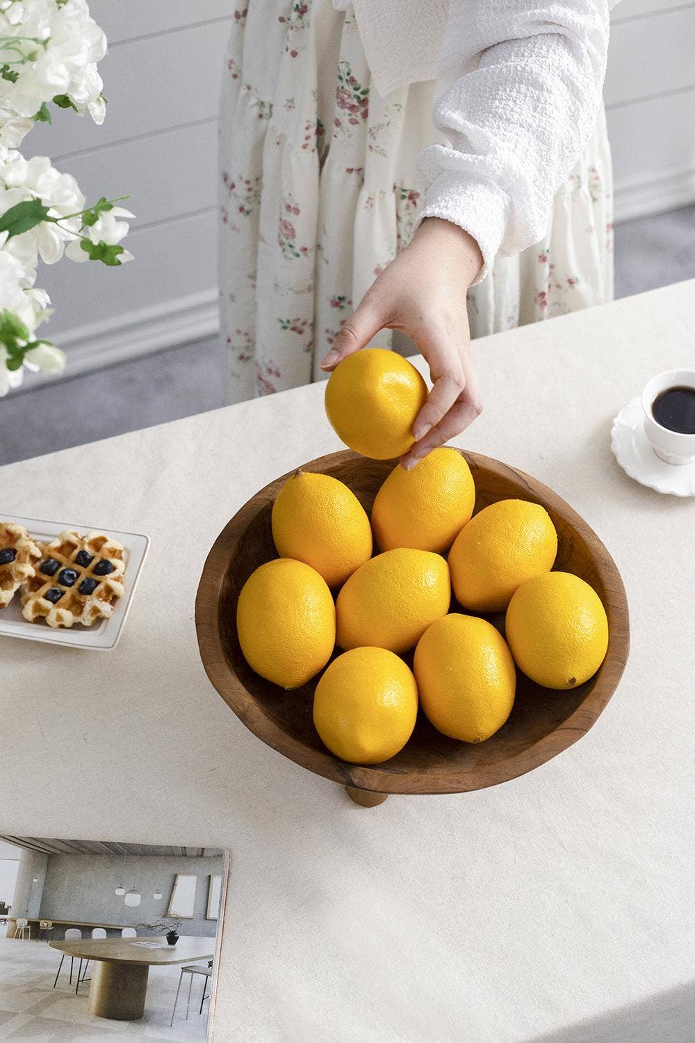 A&B Home Group Inc. - Wholesale Artificial Plant - 8x8x5" Faux Lemon 6PC/BAG - Yellow2