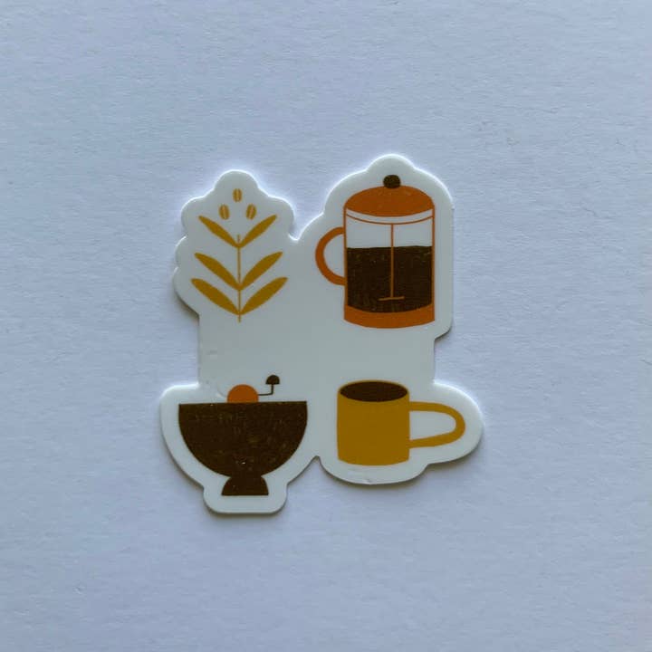 70s Coffee - Sticker for wholesale by Lighter Note