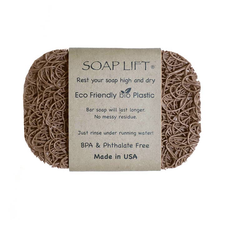 Soap Lift - Wholesale Bath Soap Dish - The Original Soap Lift Soap Saver - Tan