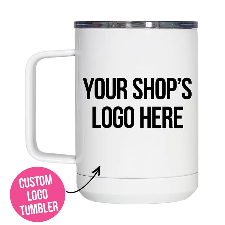 Custom Logo Travel Mug for wholesale by Type League Press