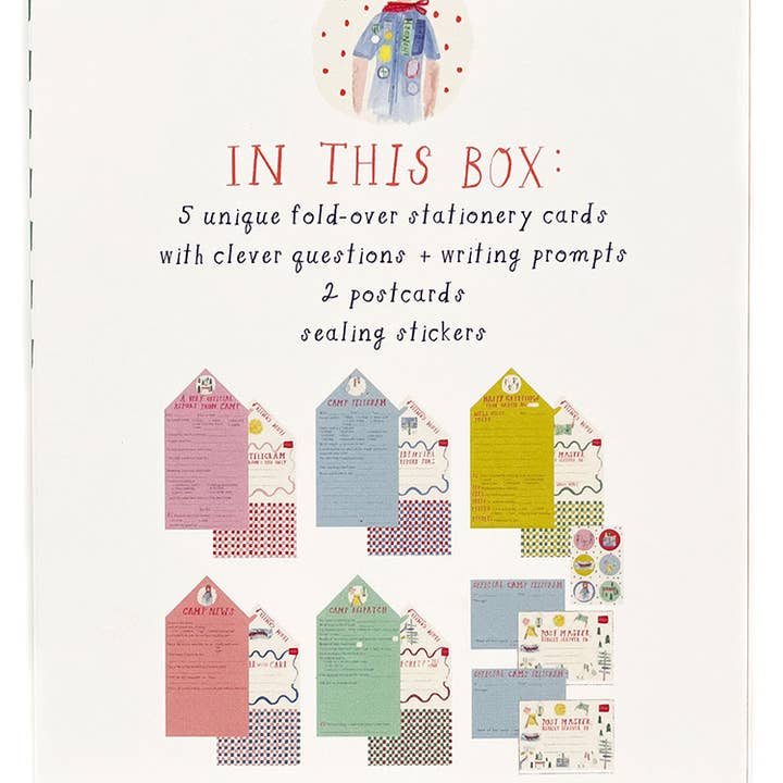 Mr. Boddington's Studio - Wholesale Stationery/Notecard Set - Letters from Camp Kit