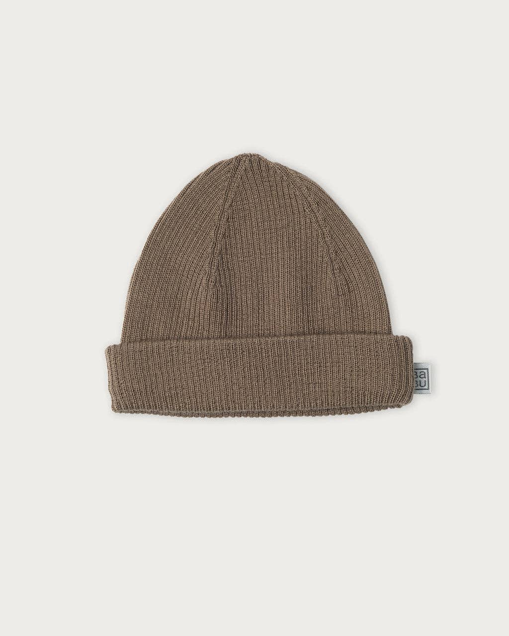 Babu - Wholesale Beanie - Kids - Merino Ribbed Beanie - Walnut0