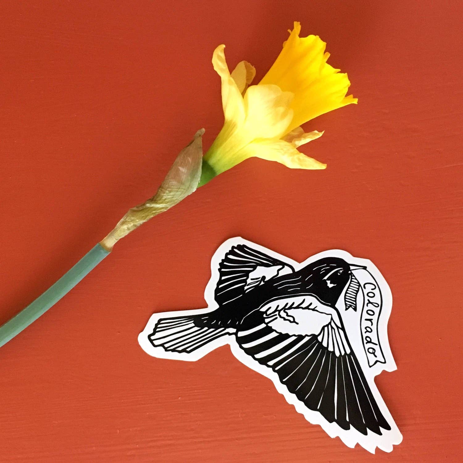 ilikesara | art + goods - Vendita all'ingrosso Adesivo - adesivo | Colorado lark Bunting1