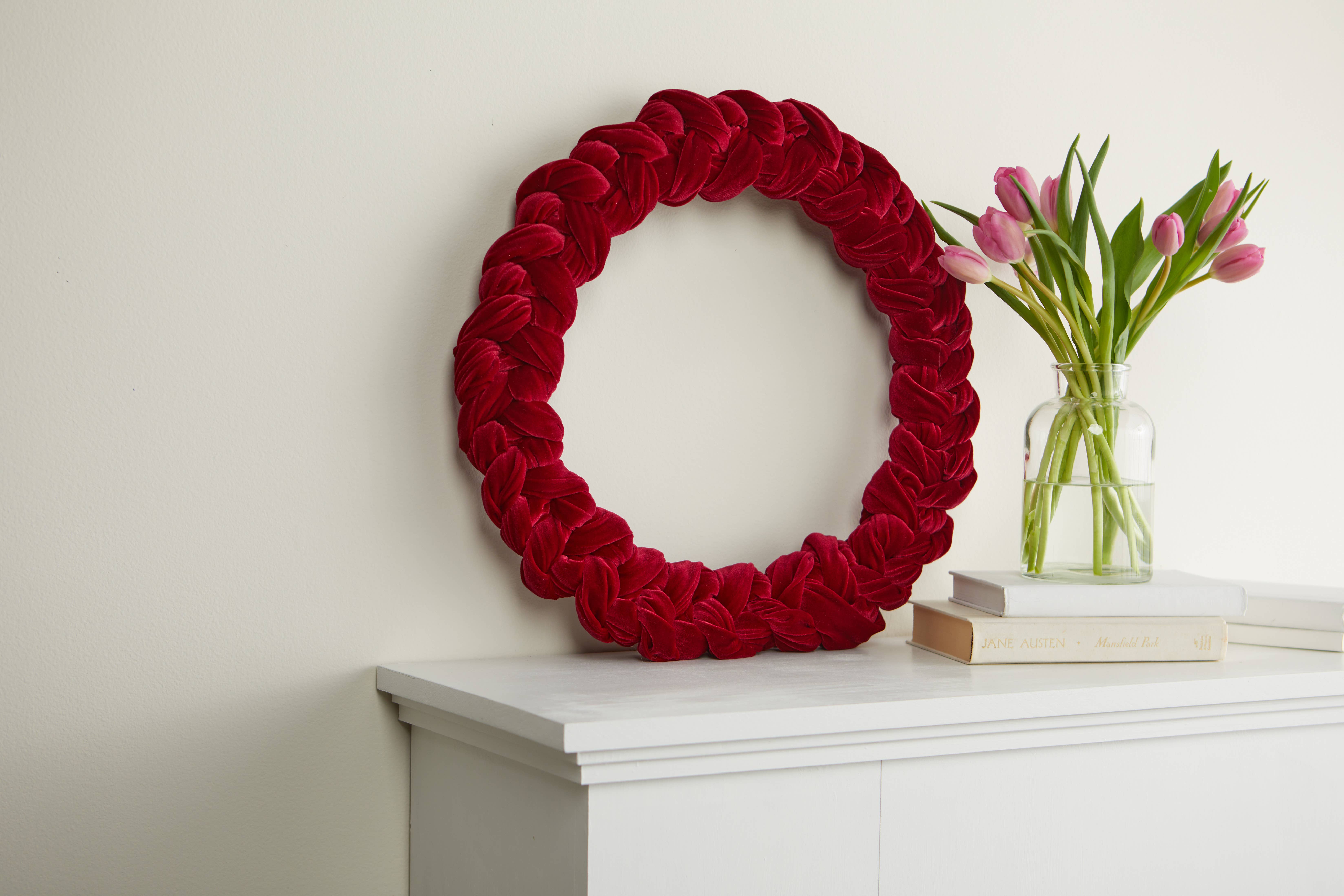 Your Heart's Content – wholesale Krans – Vävd Sammetkrans, Entré, Vårdekoration, Alla hjärtans dag18