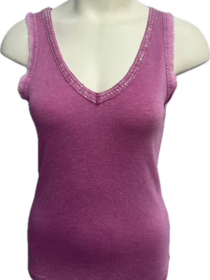 Marisima by Urban Mangoz – Tops – Mulher por atacado – Tops de Alças com Decote em V e Lantejoulas14