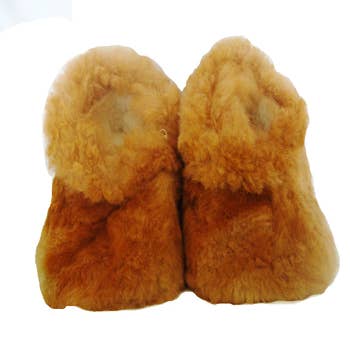 Fluffy Furry Fuzzy Alpaca Fur Slippers