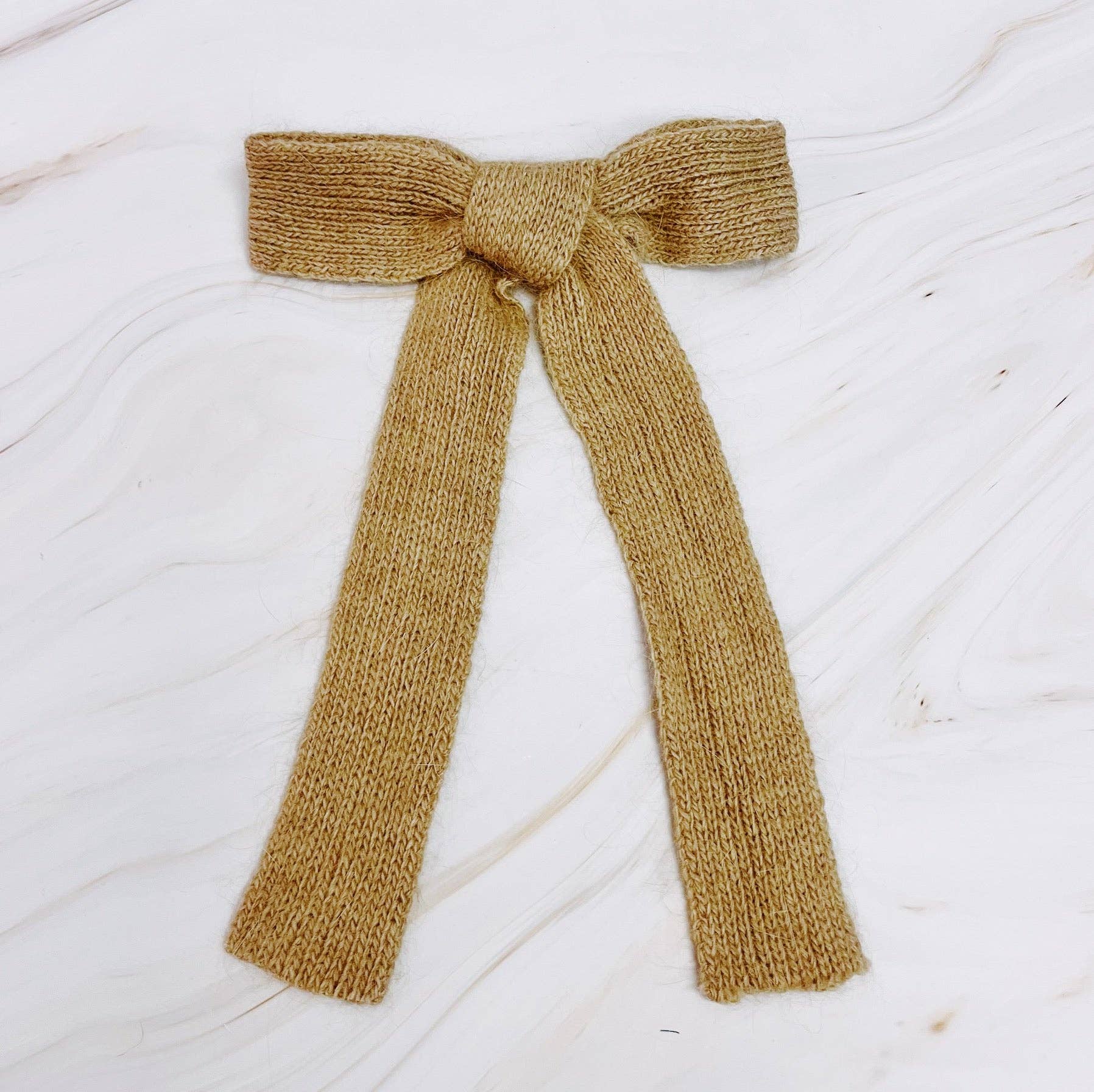 Ellison+Young – Clips para cabelo - Mulher por atacado – Grampo de cabelo Precious Preppy Yarn Bow1