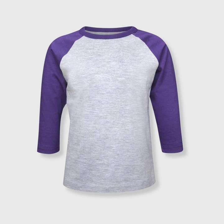 ILTEX Apparel - Wholesale T-Shirt - Kids - Kids 3/4 Sleeve Raglan Baseball T-Shirt – 25+ Colors12