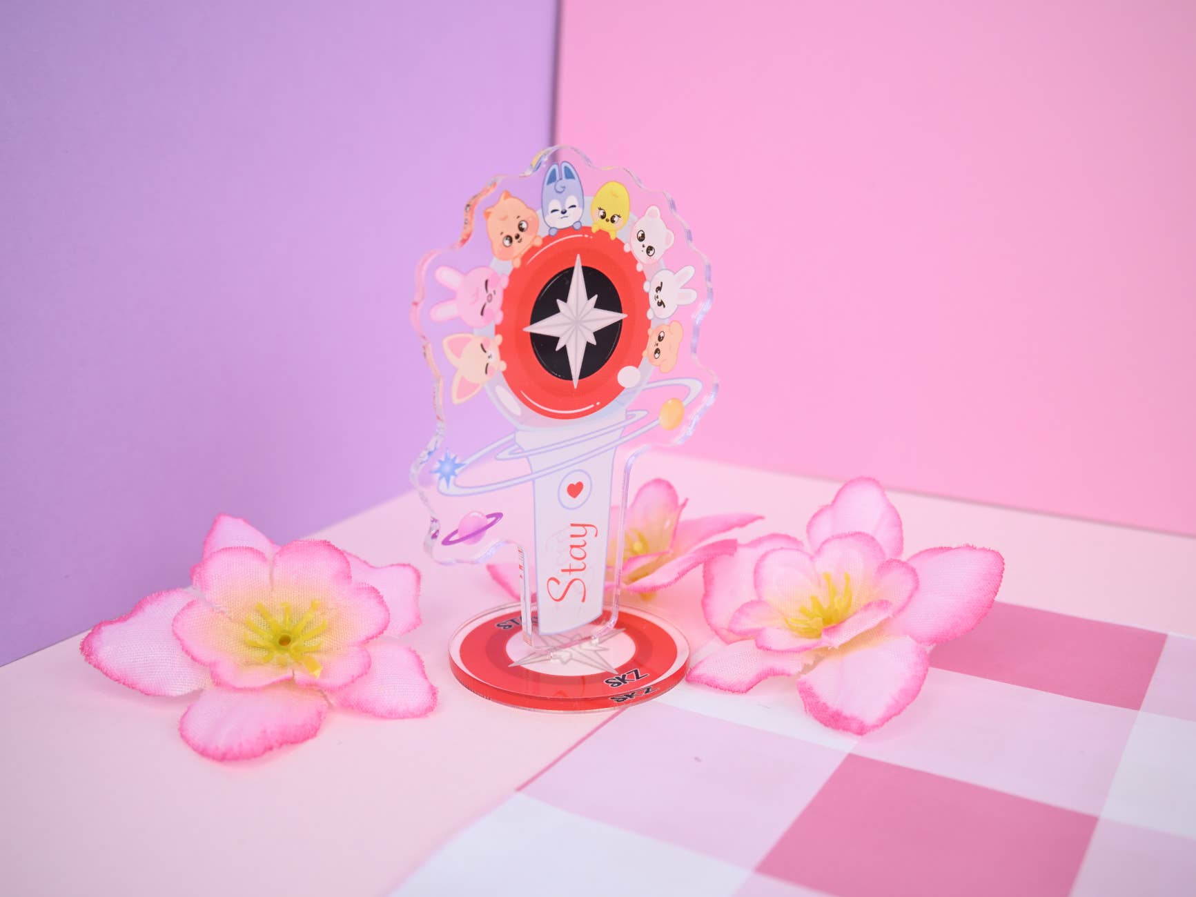 Kawineko – wholesale Dekorativ statyett – Akrylställ Stay Stray Kids ljusstav skzoo kpop11