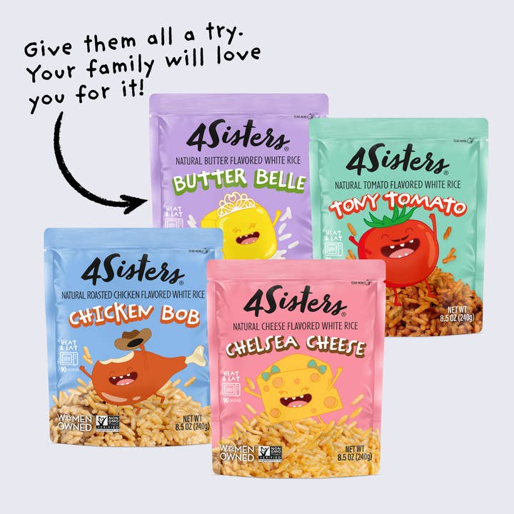 4Sisters - Wholesale Rice - 4Sisters Chelsea Cheese Rice - 8.5 oz9