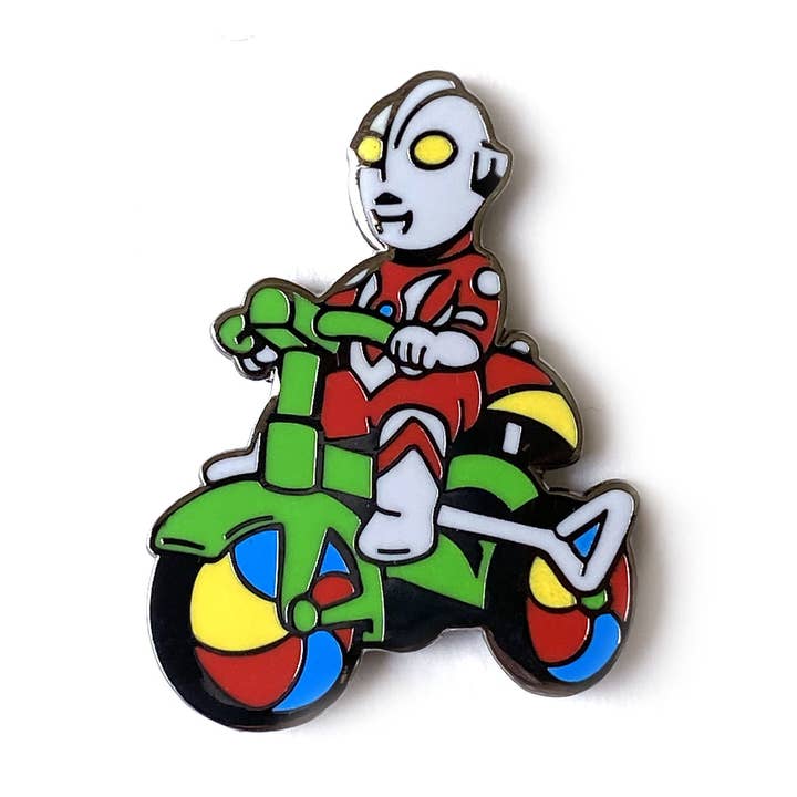 Ultraman Lapel Pin by Live Rad Studios for wholesale by Yesterdays