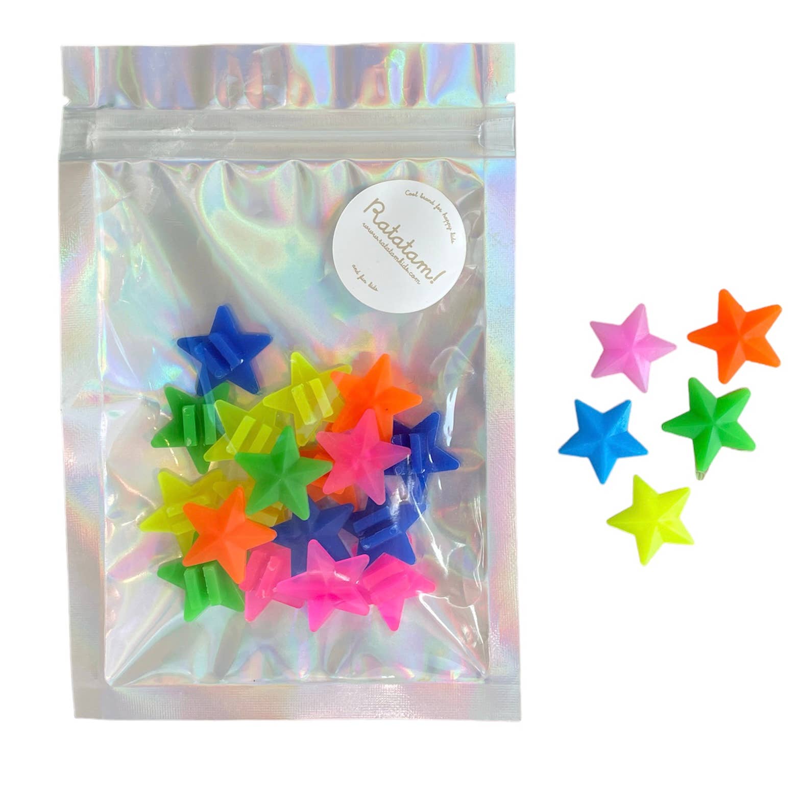 Ratatam! - Wholesale Biking Accessories - Bicycle clip accessories with multico stars3