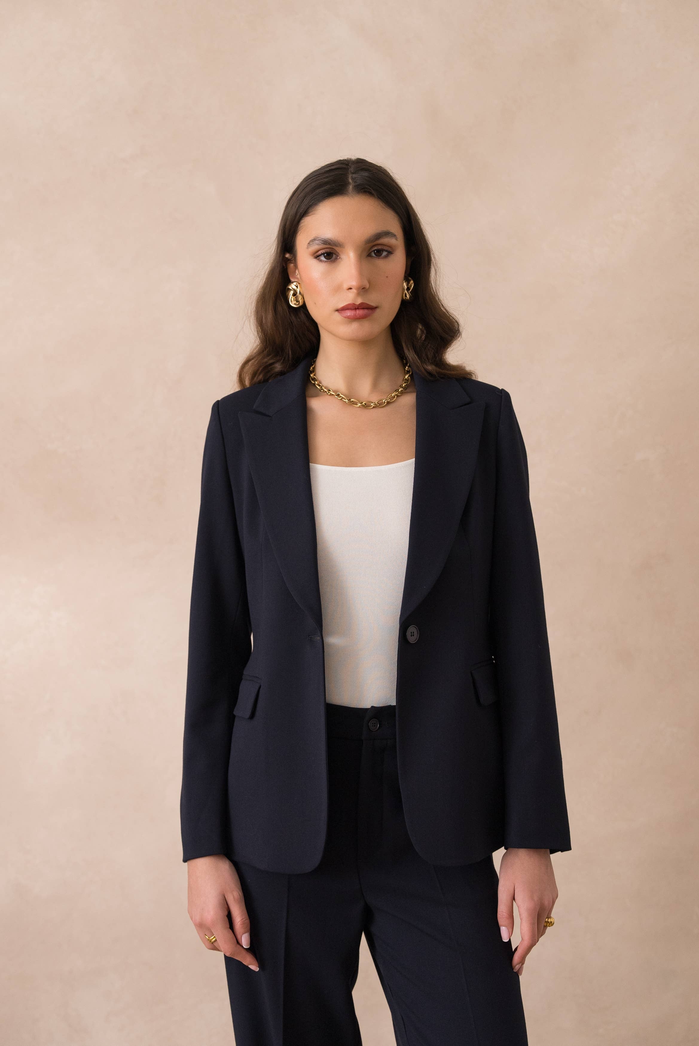 Attentif Paris – wholesale Kostymjacka – Dam – Heather figursydd kavaj för dam46