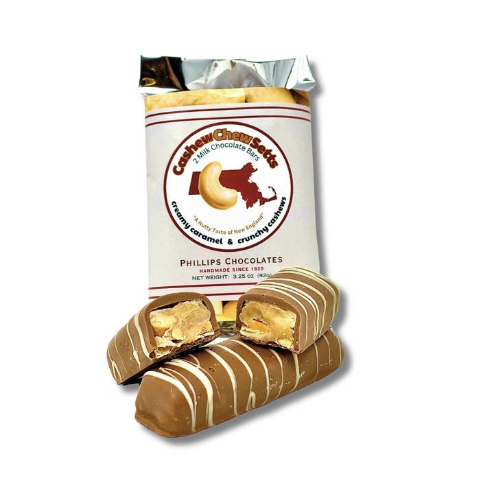 CashewChewSetts Bar for wholesale by Phillips Chocolates