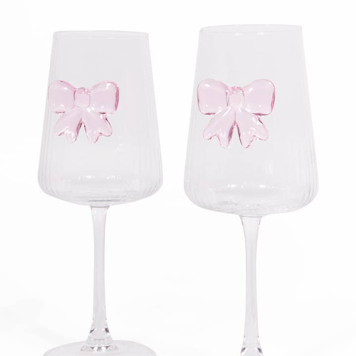 L'expressionist - Wholesale Wine Glass - Set of 2 bow wine glasses2